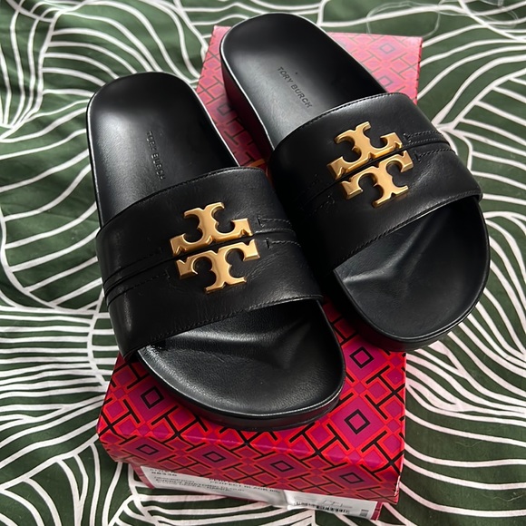 Tory Burch Shoes - Tory Burch Leather slides